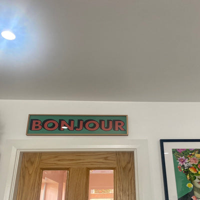 Customer photo - Bonjour Panoramic Print
