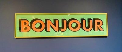 Customer photo - Bonjour Panoramic Print