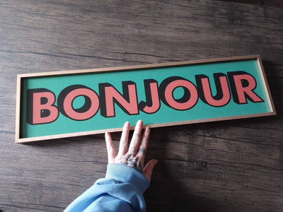 Customer photo - Bonjour Panoramic Print