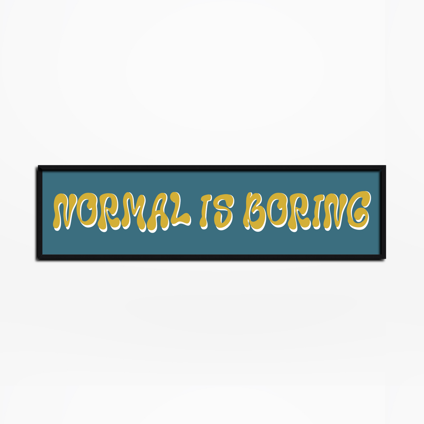 Normal Is Boring Panoramic Print