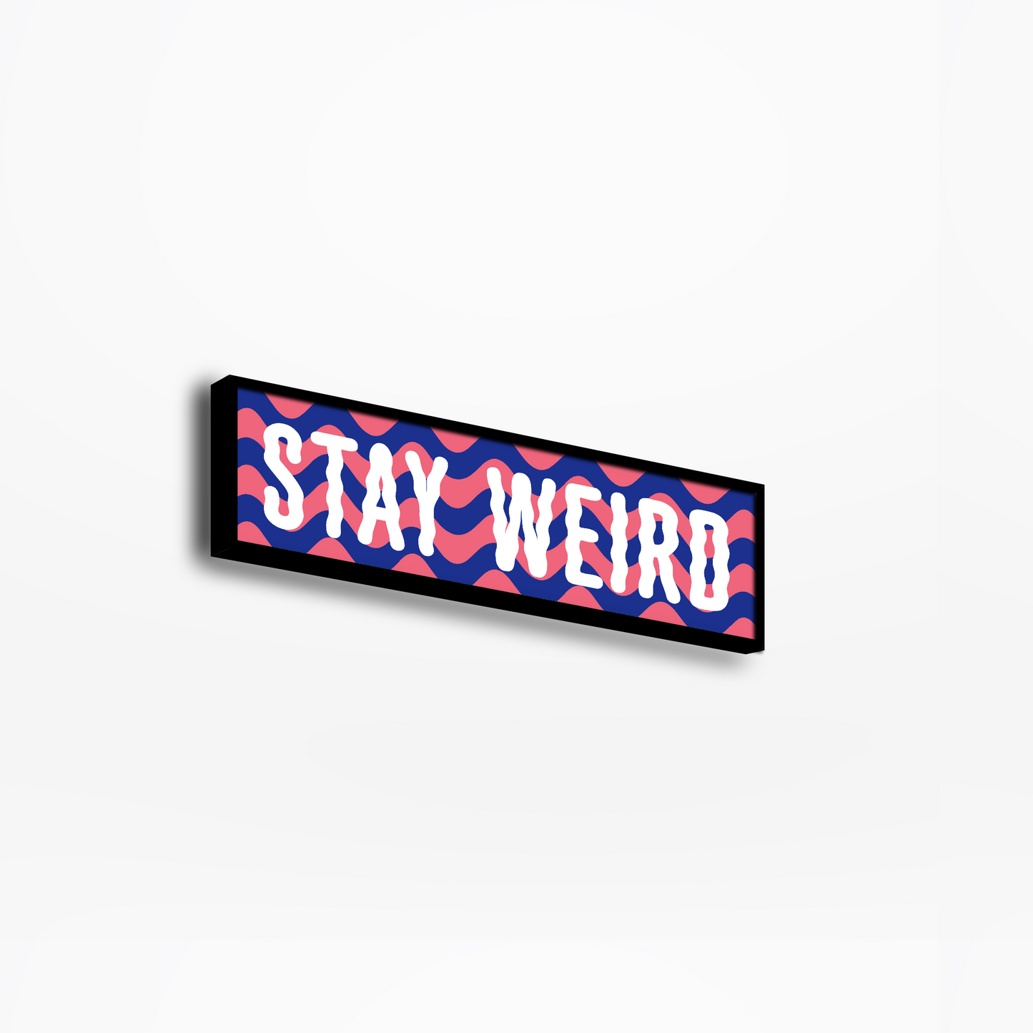 Stay Weird Panoramic Print