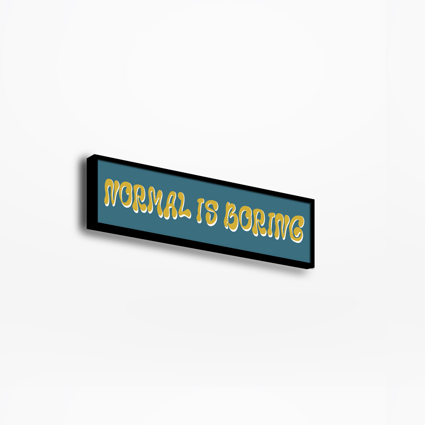 Normal Is Boring Panoramic Print