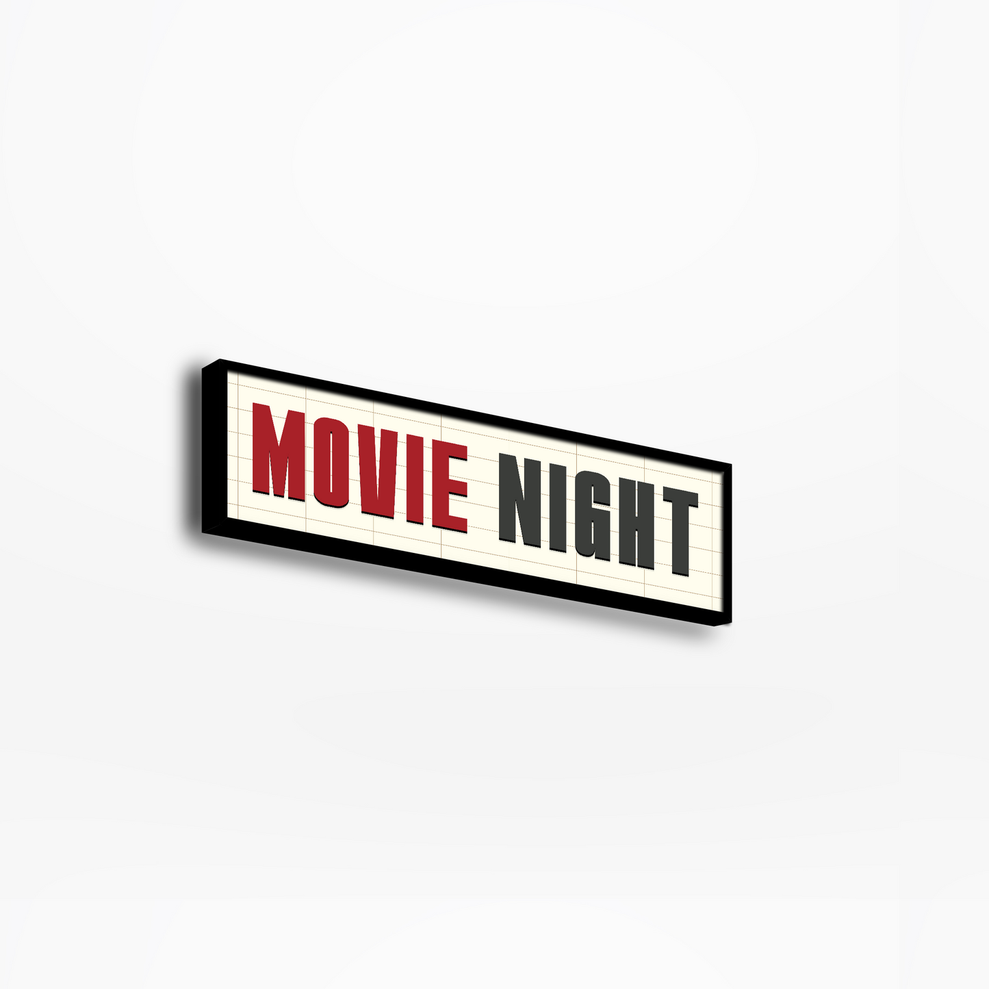 Movie Night Panoramic Print