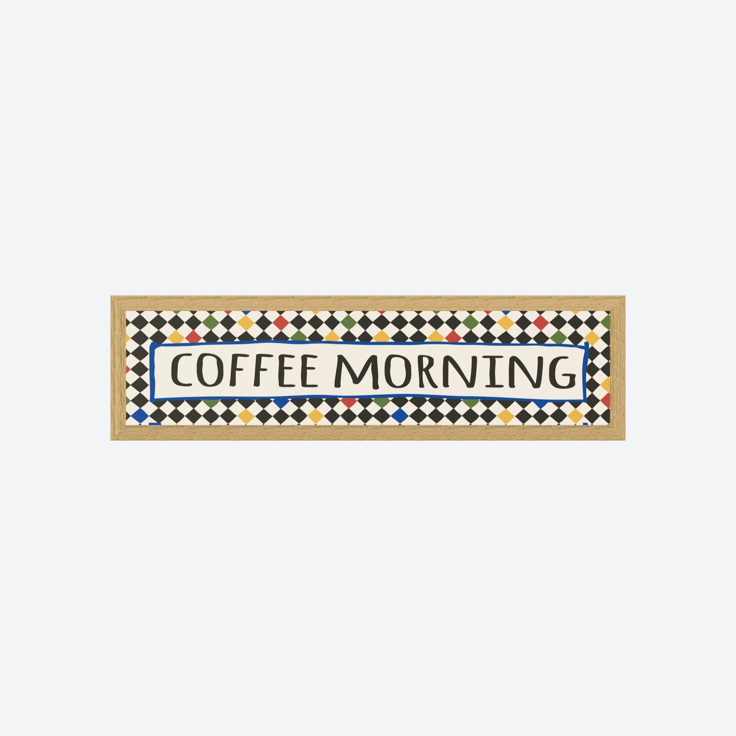 Coffee Morning Panoramic Print