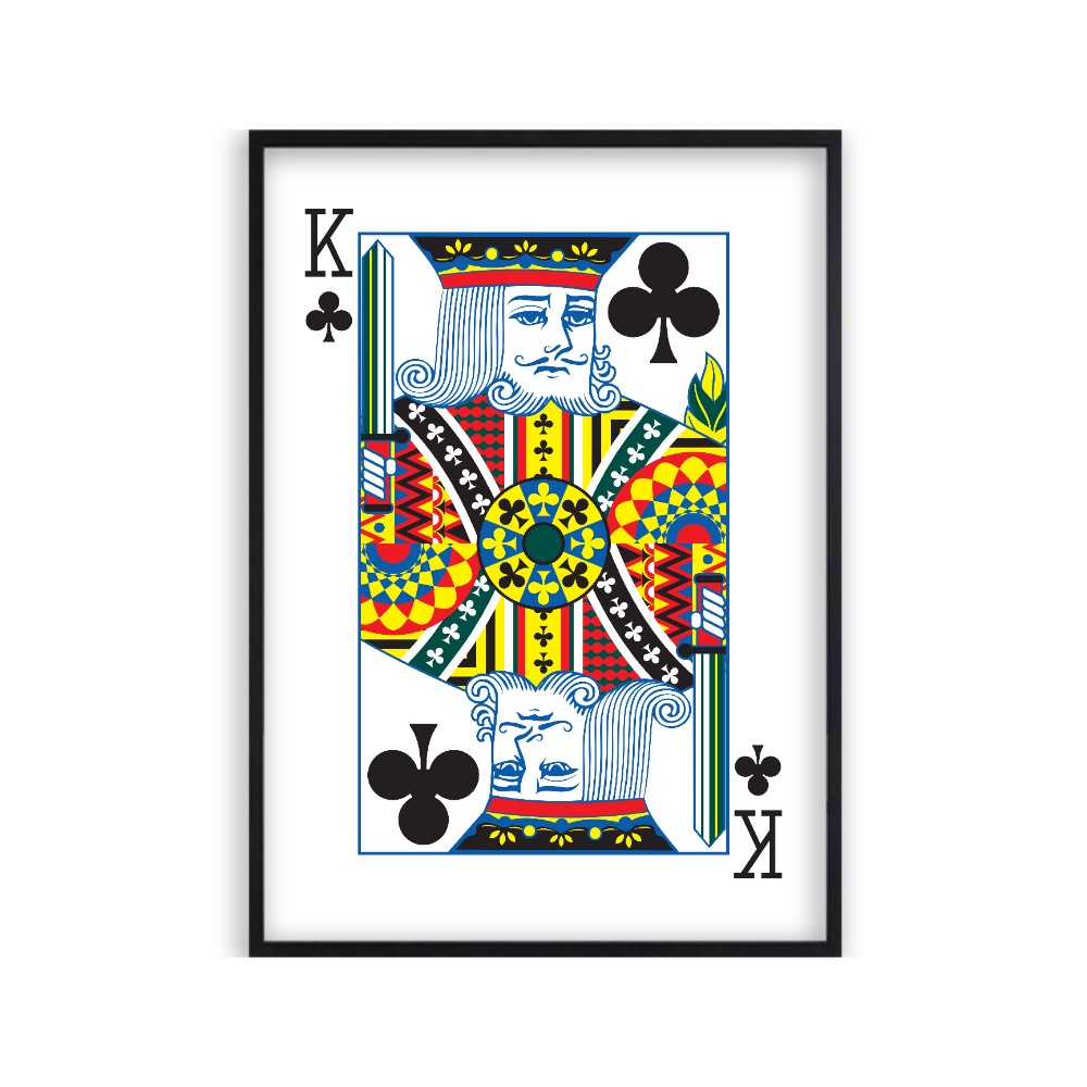 King Of Clubs Print