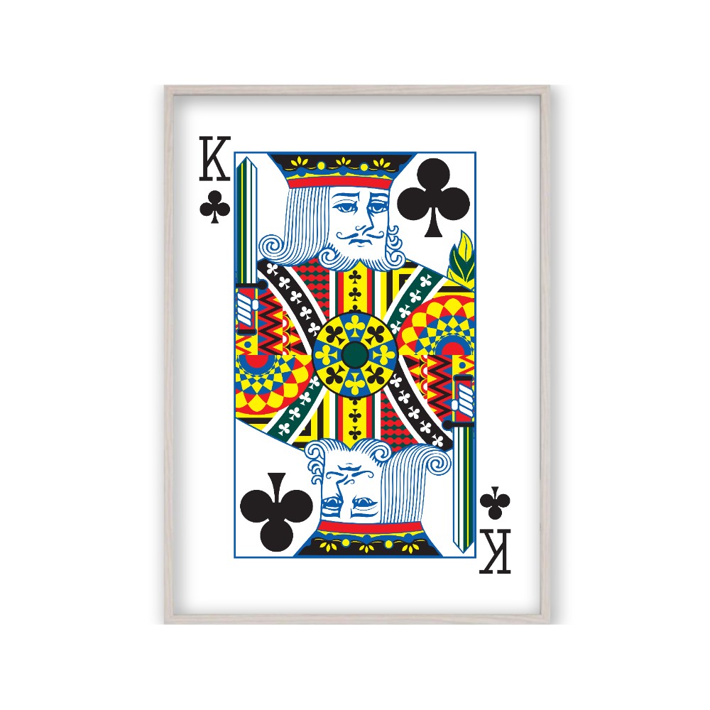 King Of Clubs Print