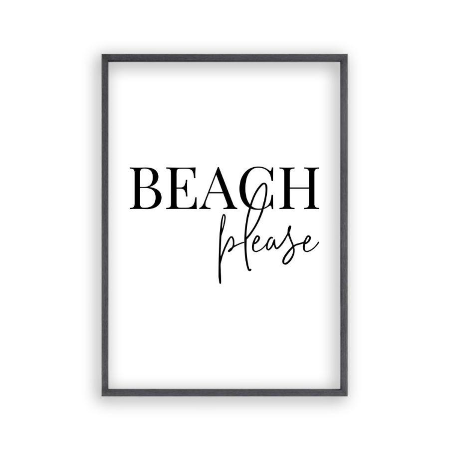 Beach Please Print - Blim & Blum