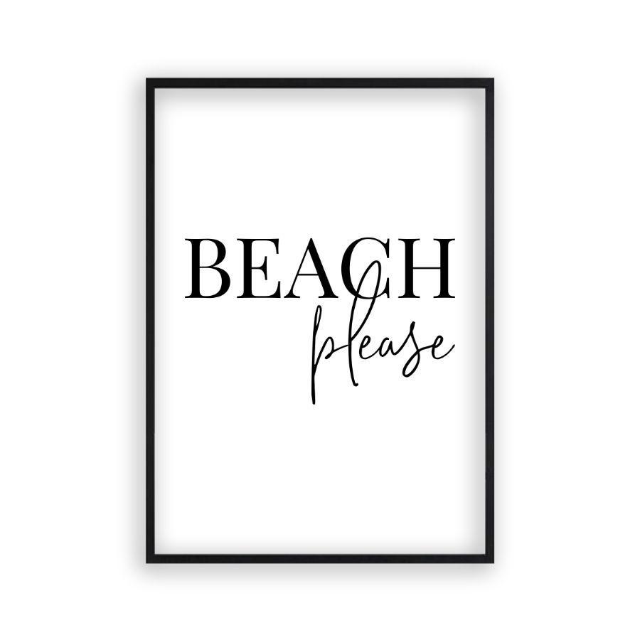 Beach Please Print - Blim & Blum