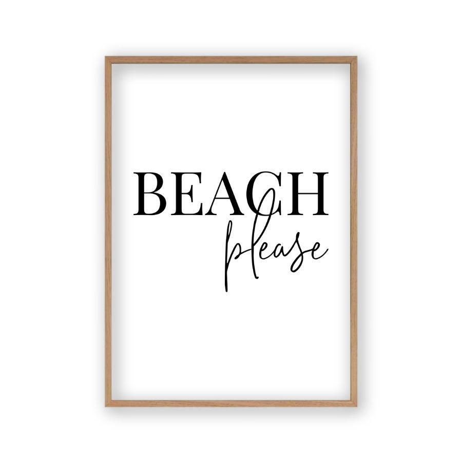 Beach Please Print - Blim & Blum