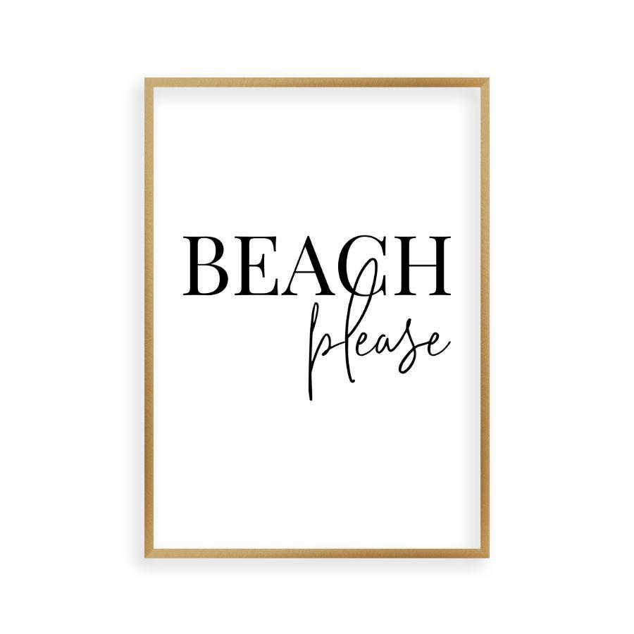 Beach Please Print - Blim & Blum