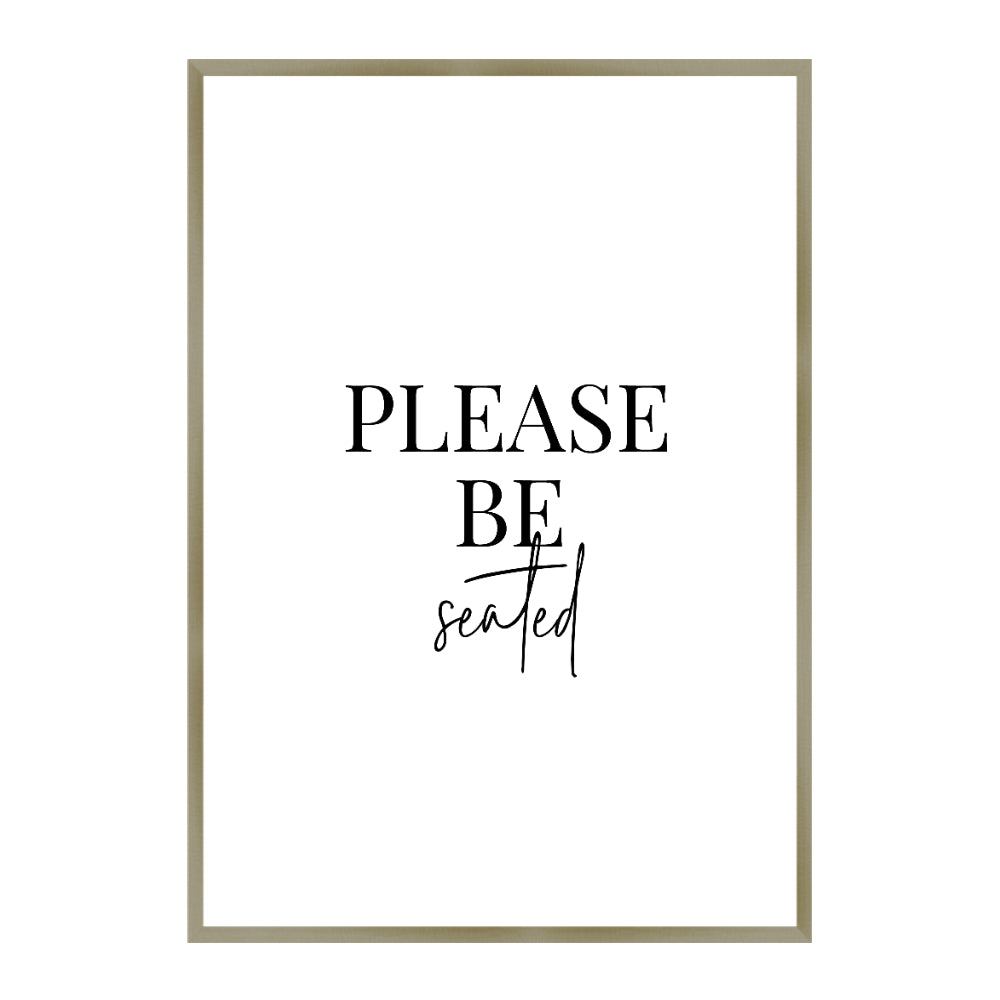 Champagne Gold Frame / 24" x 24"