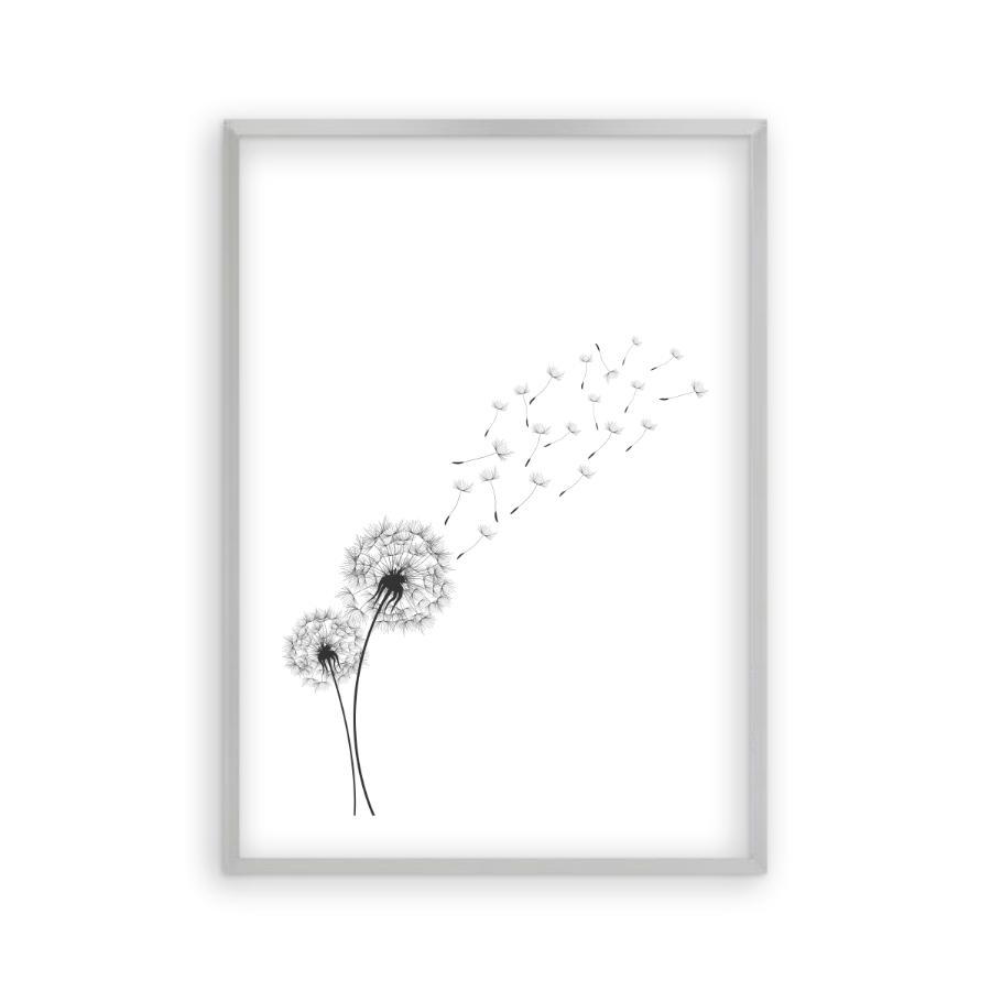 Dandelion In The Wind Print - Blim & Blum