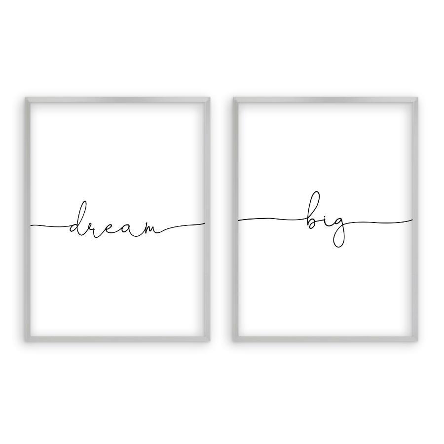 Dream Big - Set Of 2 Prints - Blim & Blum