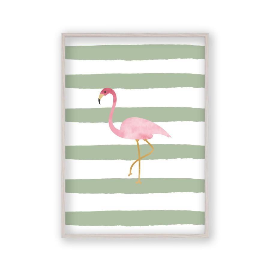 Flamingo Watercolor Print - Blim & Blum