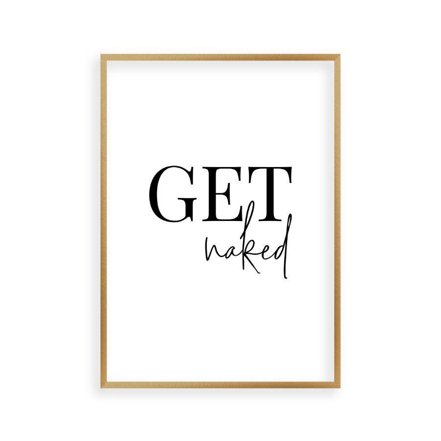 Get Naked Print - Blim & Blum