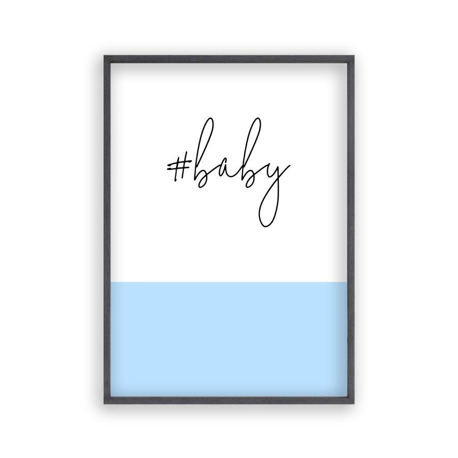 Hashtag Baby Print - Blim & Blum