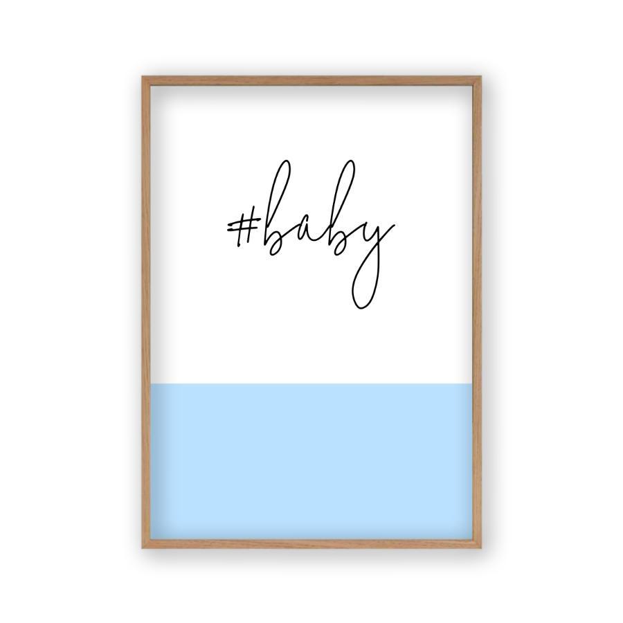 Hashtag Baby Print - Blim & Blum
