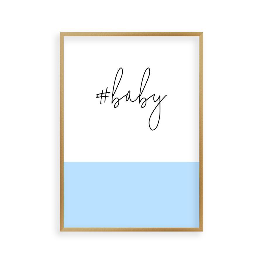 Hashtag Baby Print - Blim & Blum
