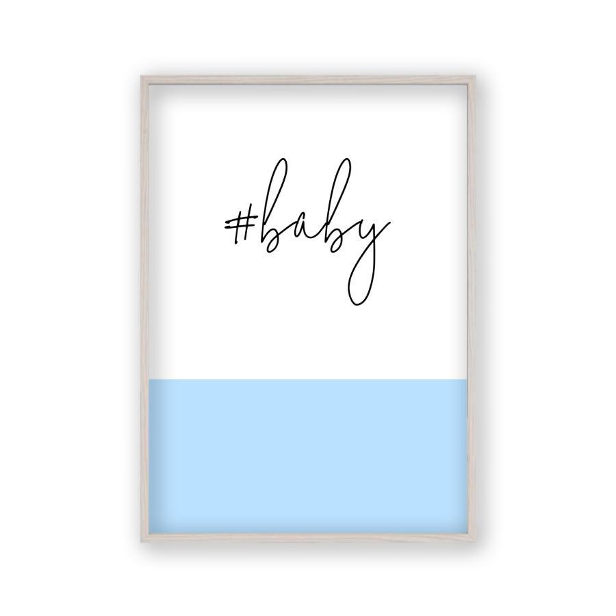 Hashtag Baby Print - Blim & Blum