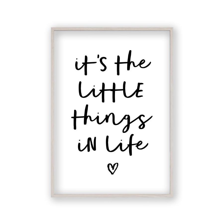 It's The Little Things In life Print - Blim & Blum