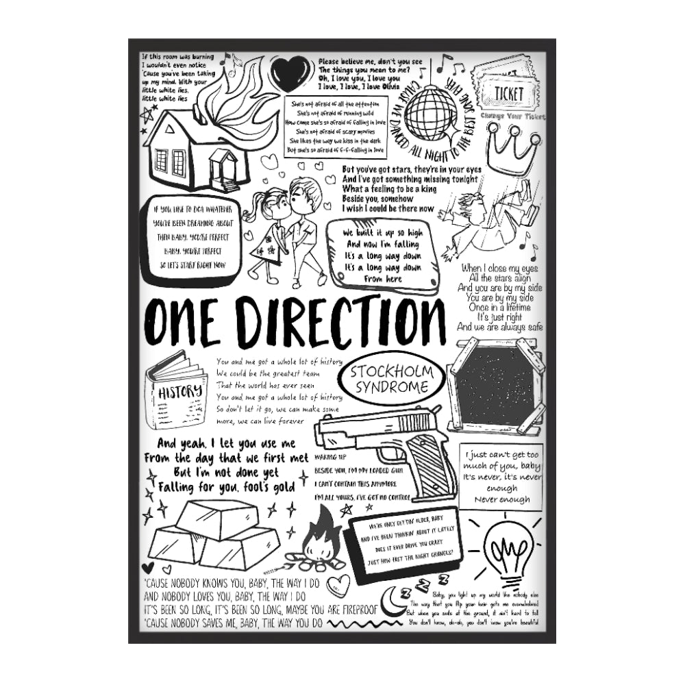 Matt Black Frame / 24" x 36"