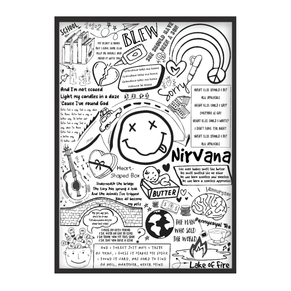 Matt Black Frame / 24" x 36"