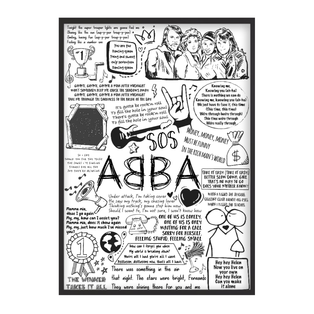 Matt Black Frame / 24" x 36"
