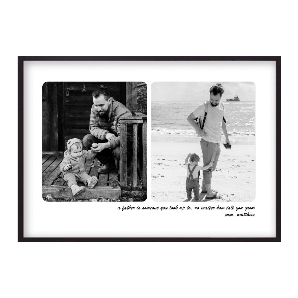 Matt Black Frame / 24" x 24"