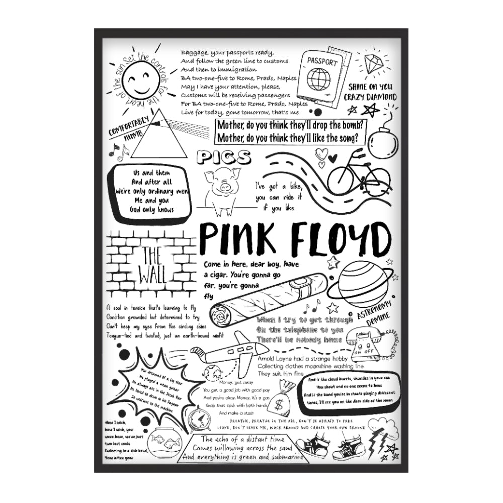 Matt Black Frame / 24" x 36"