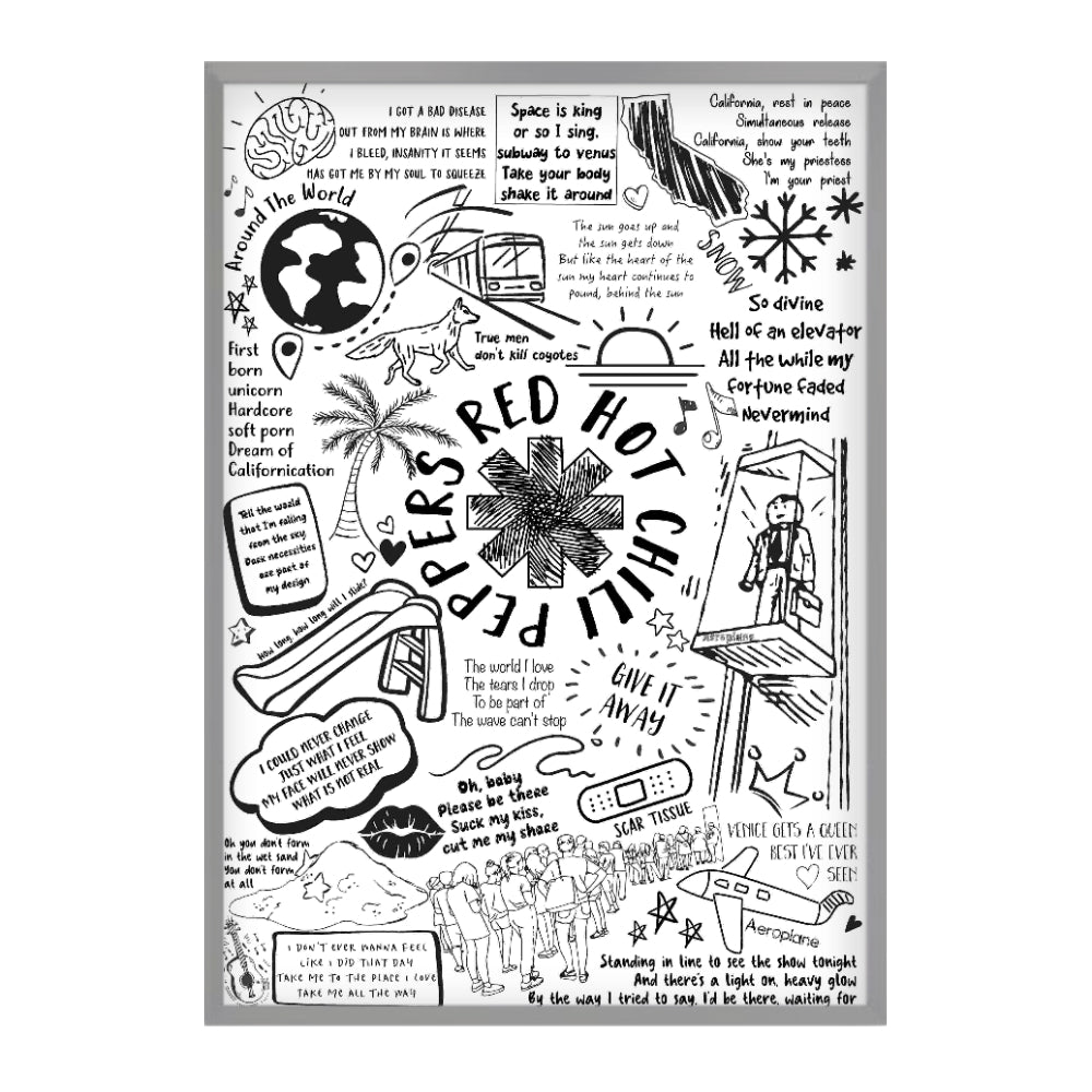 Matt Silver Frame / 24" x 36"