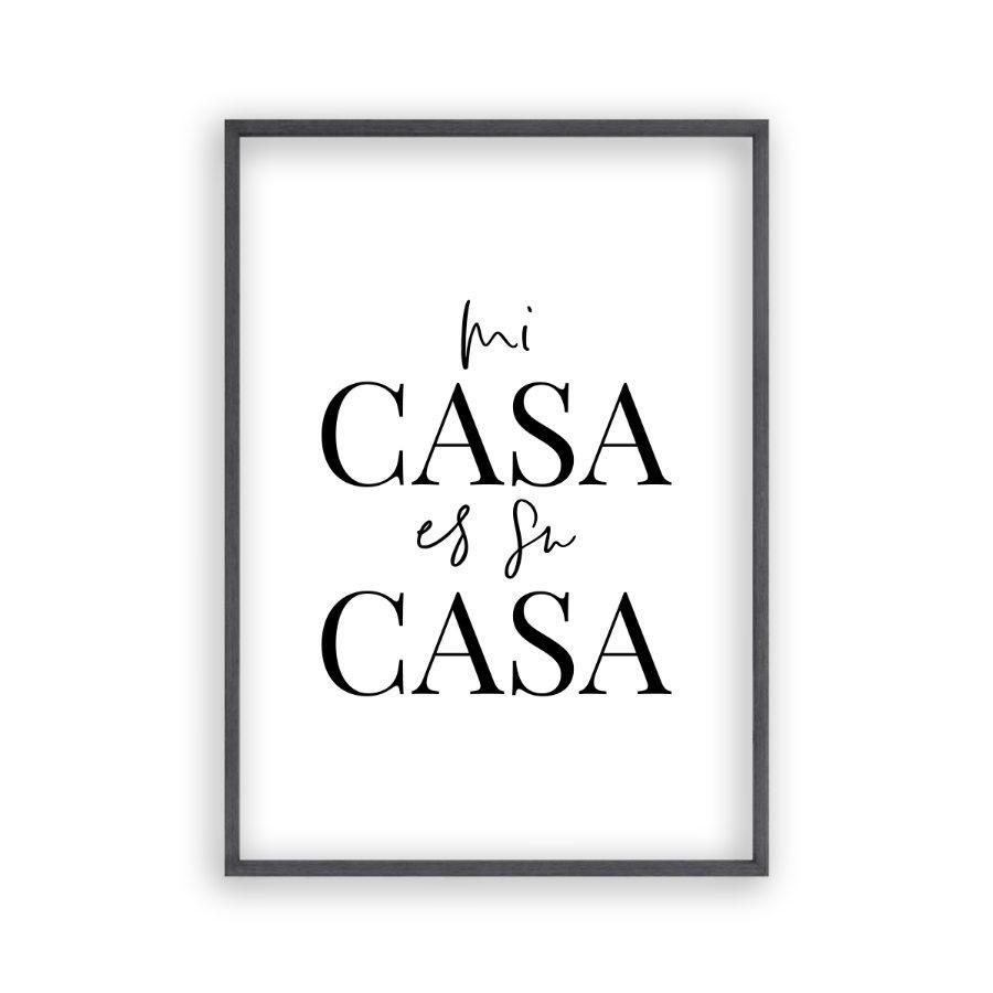 Mi Casa Es Su Casa Print - Blim & Blum