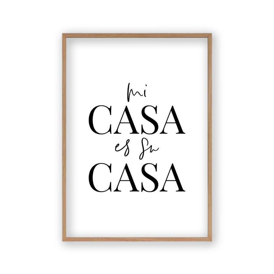 Mi Casa Es Su Casa Print - Blim & Blum