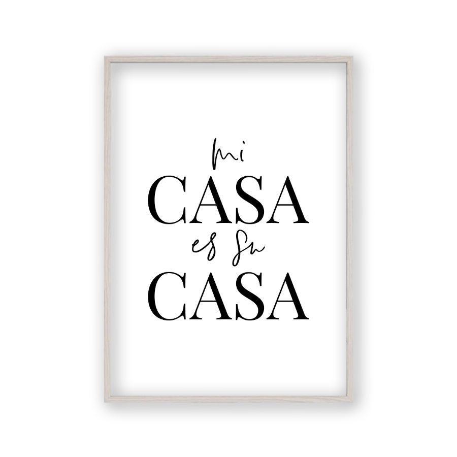 Mi Casa Es Su Casa Print - Blim & Blum