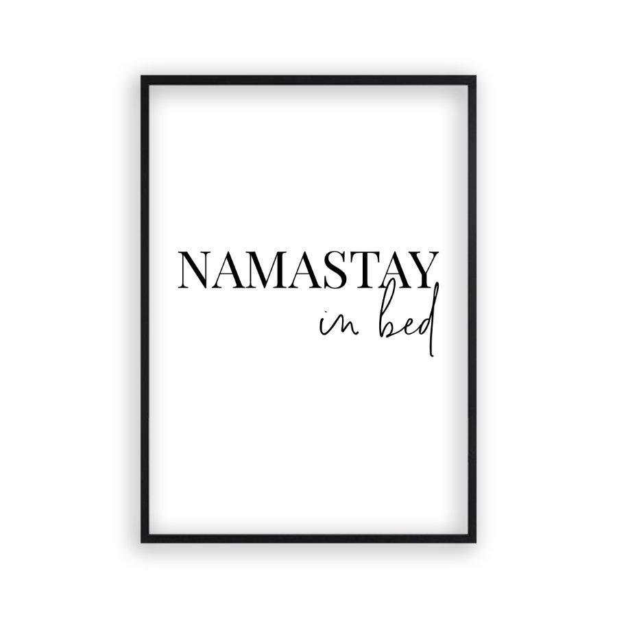 Namastay In Bed Print - Blim & Blum