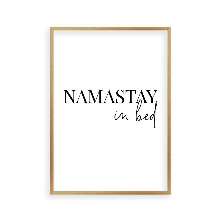 Namastay In Bed Print - Blim & Blum