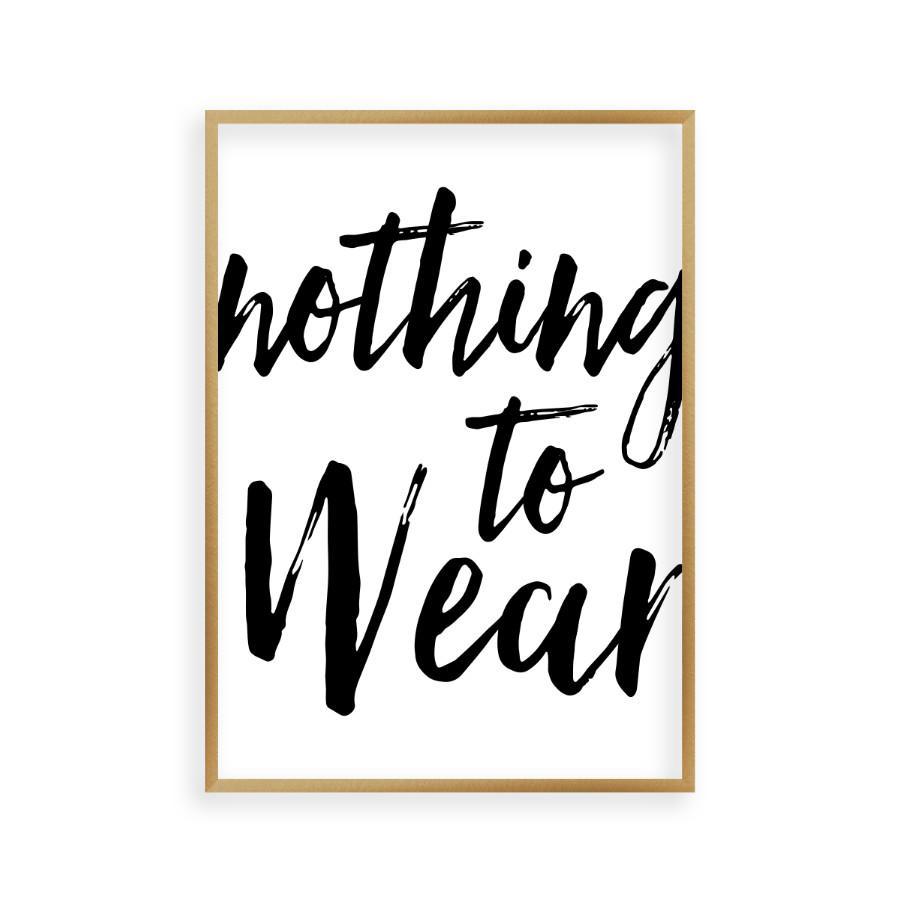 Nothing To Wear Print - Blim & Blum