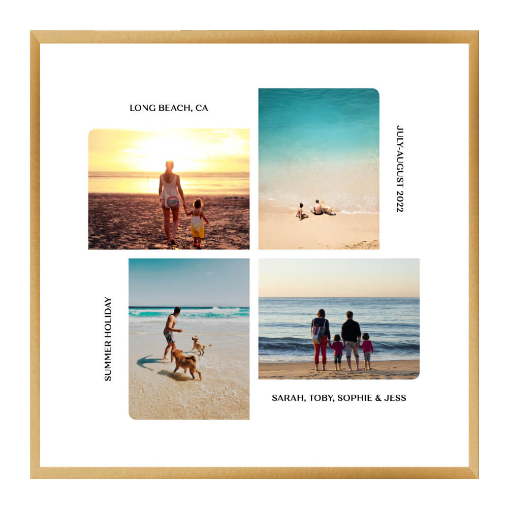 Personalized Caption Photographs Print