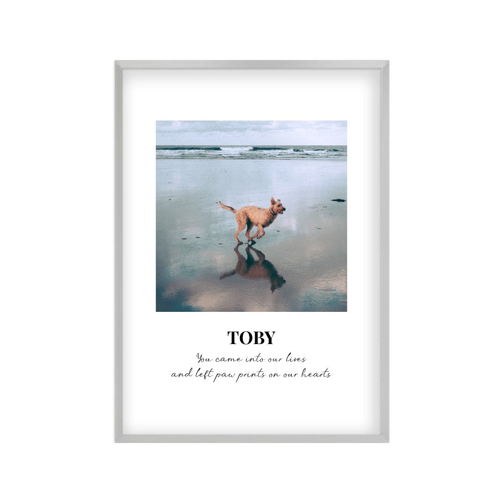 Personalized Dog Memorial Photo Print