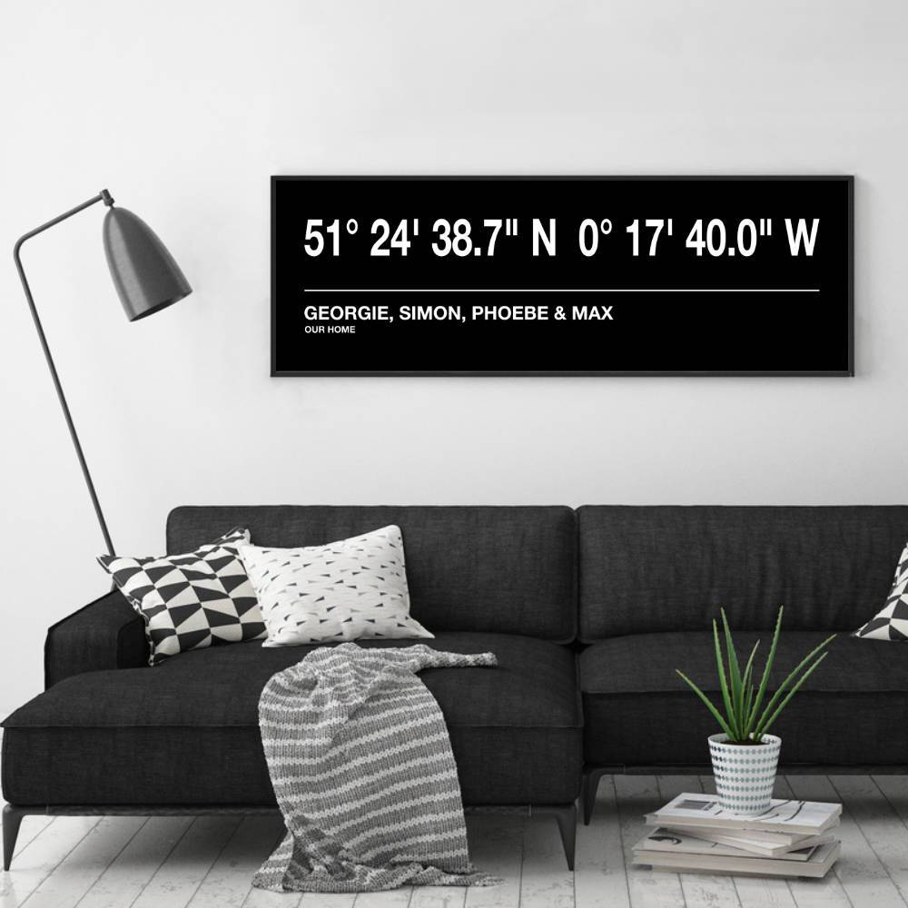 Personalized Coordinates Bus Blind Print - Blim & Blum