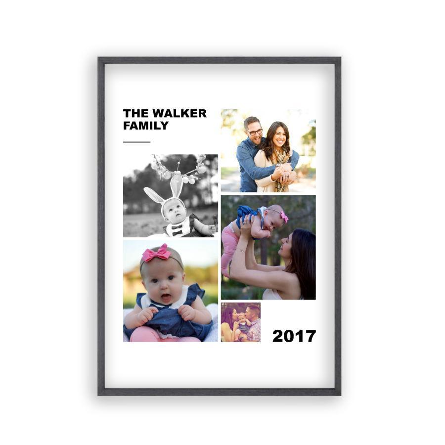 Personalized Family Photographs Collage Print - Blim & Blum