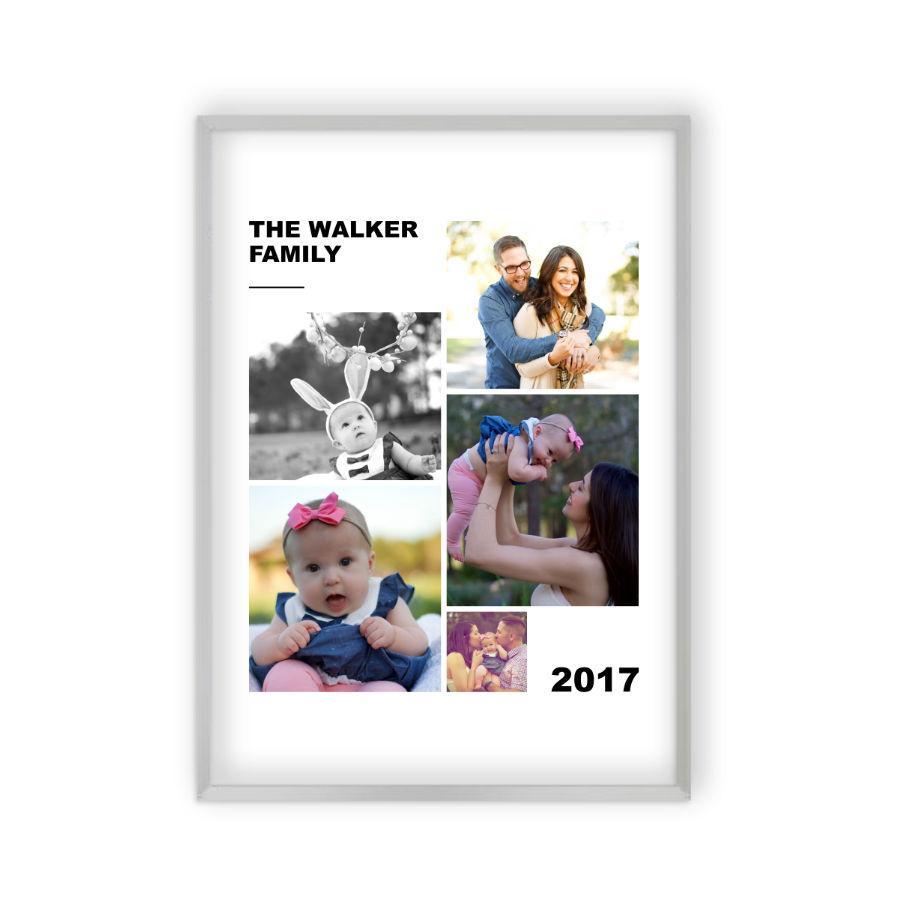 Personalized Family Photographs Collage Print - Blim & Blum