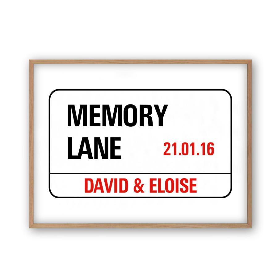 Personalized London Street Sign Print - Blim & Blum