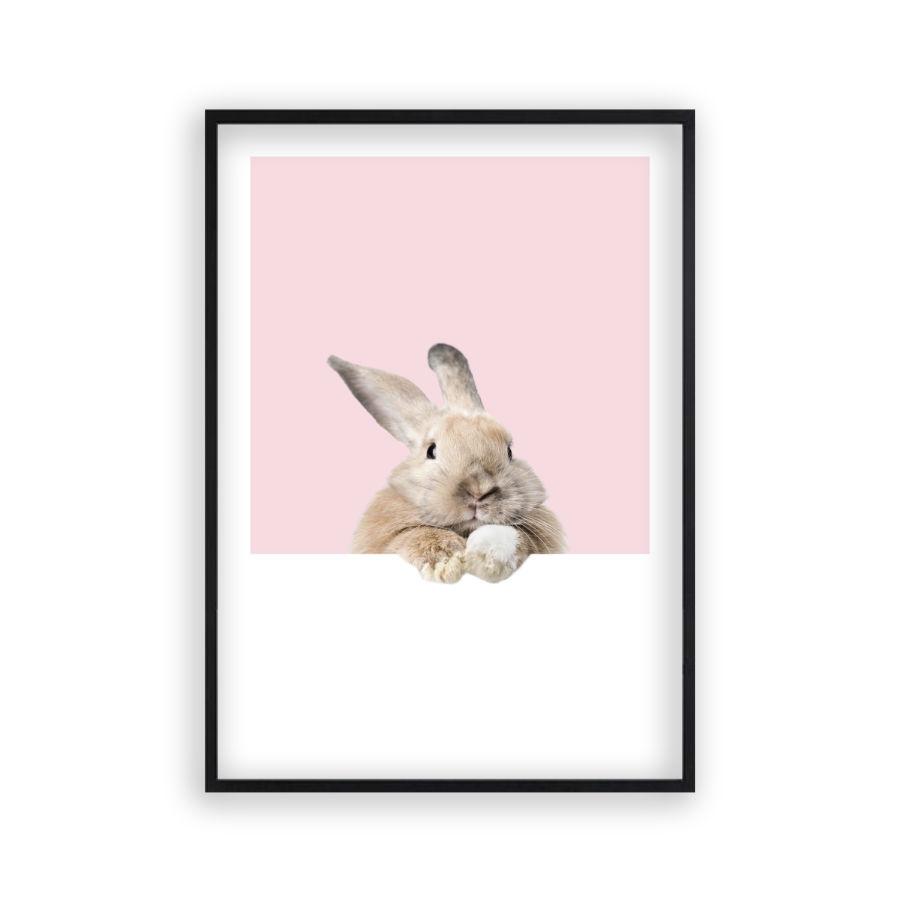 Rabbit Peeking Print - Blim & Blum