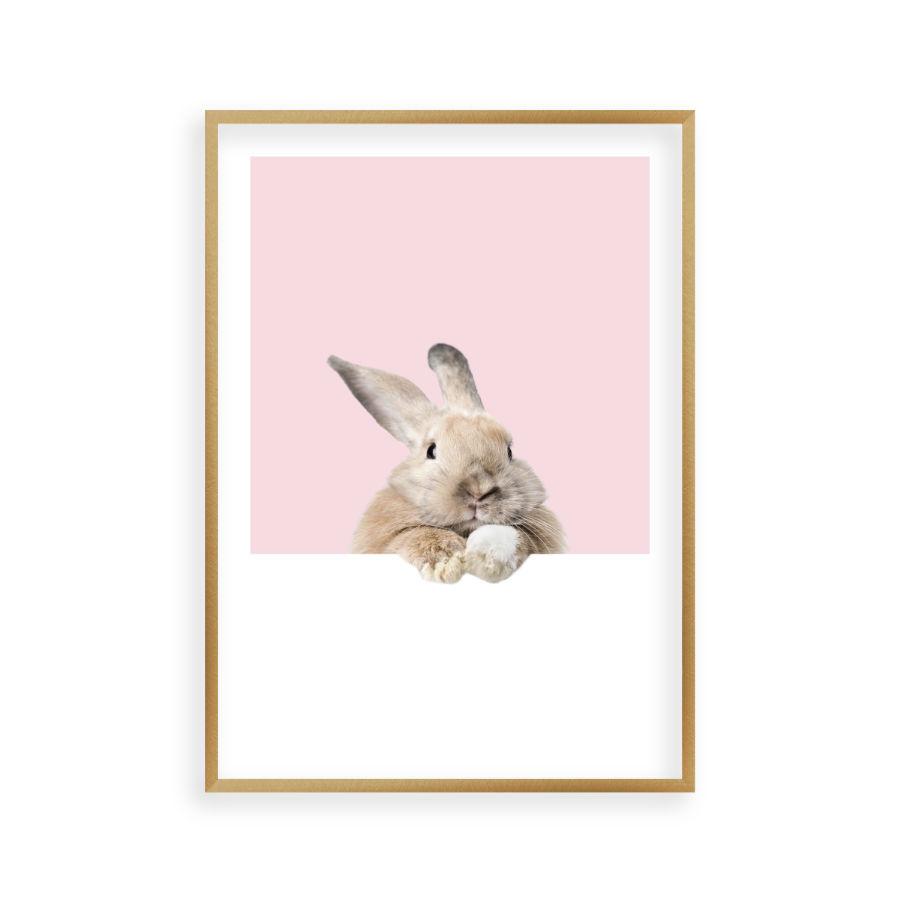 Rabbit Peeking Print - Blim & Blum