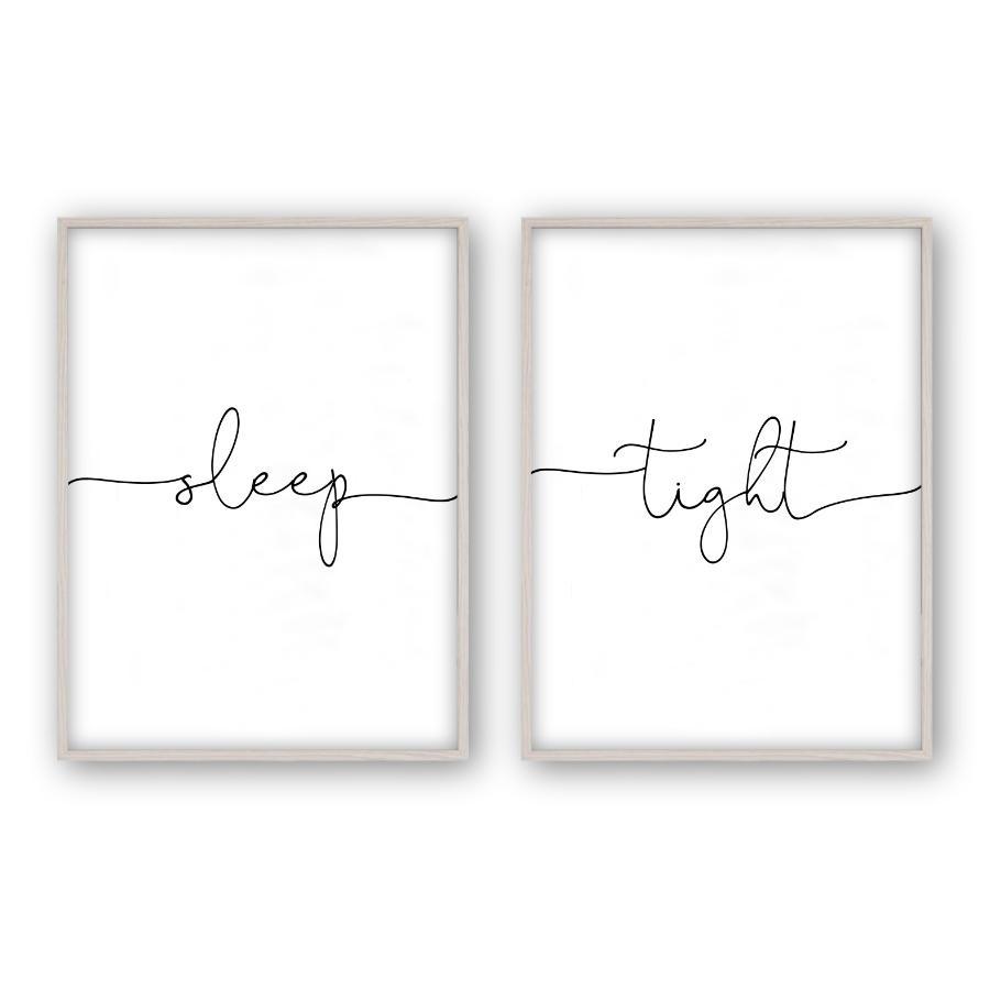 Sleep Tight - Set Of 2 Prints - Blim & Blum