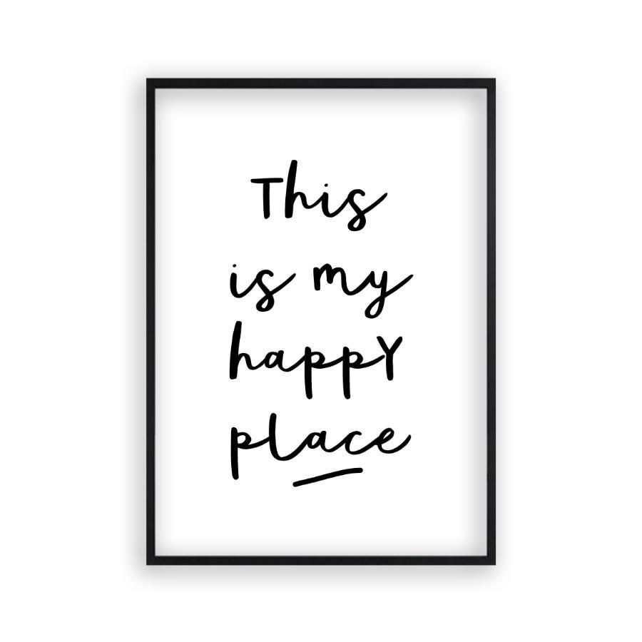 This Is My Happy Place Print - Blim & Blum