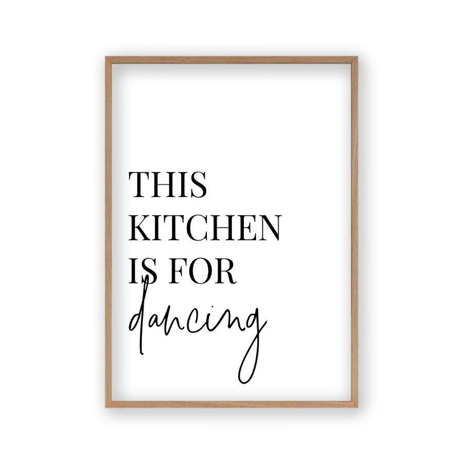 This Kitchen Is For Dancing Print - Blim & Blum