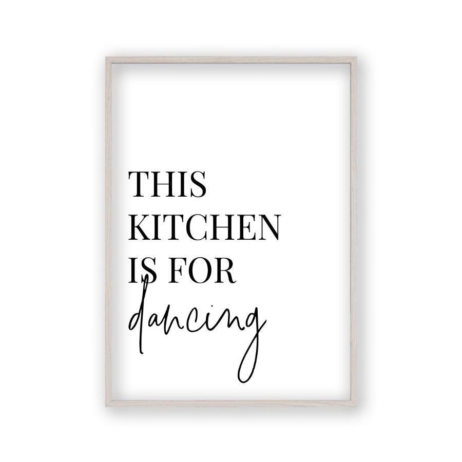 This Kitchen Is For Dancing Print - Blim & Blum