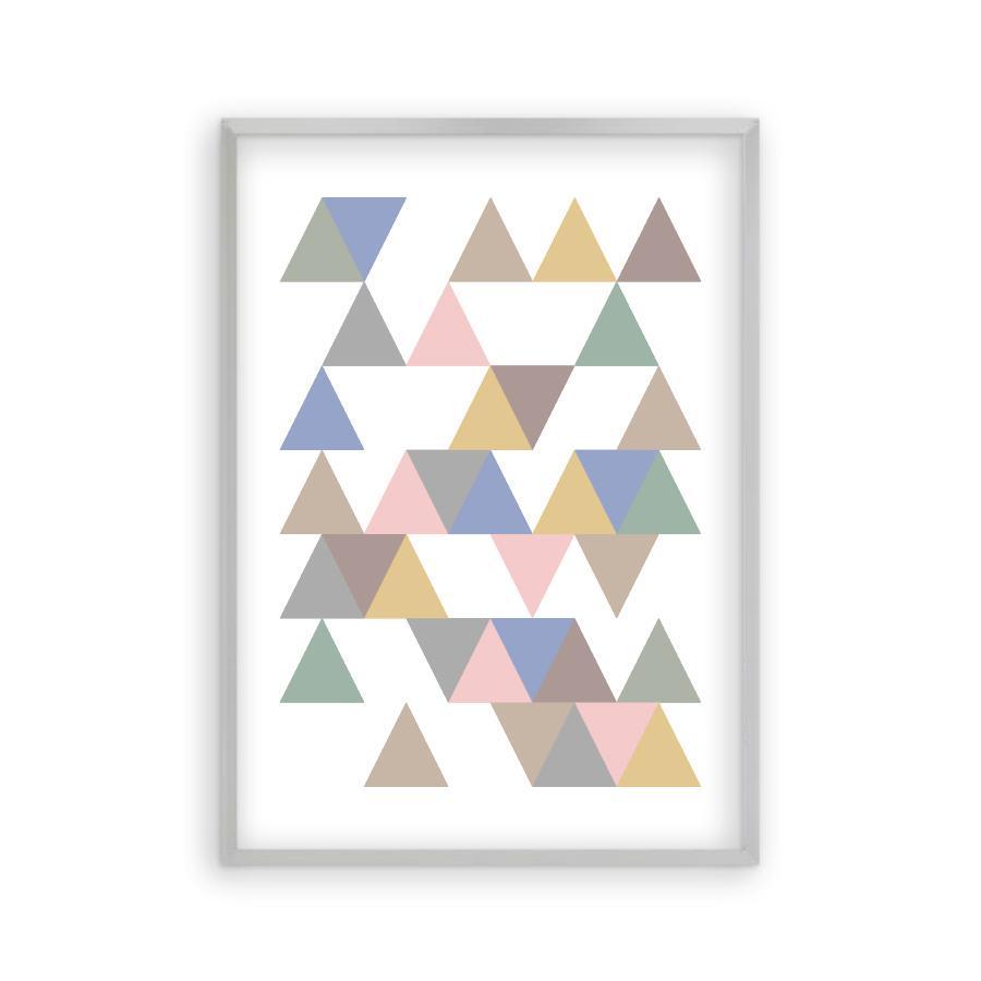 Triangle Pastel Print - Blim & Blum