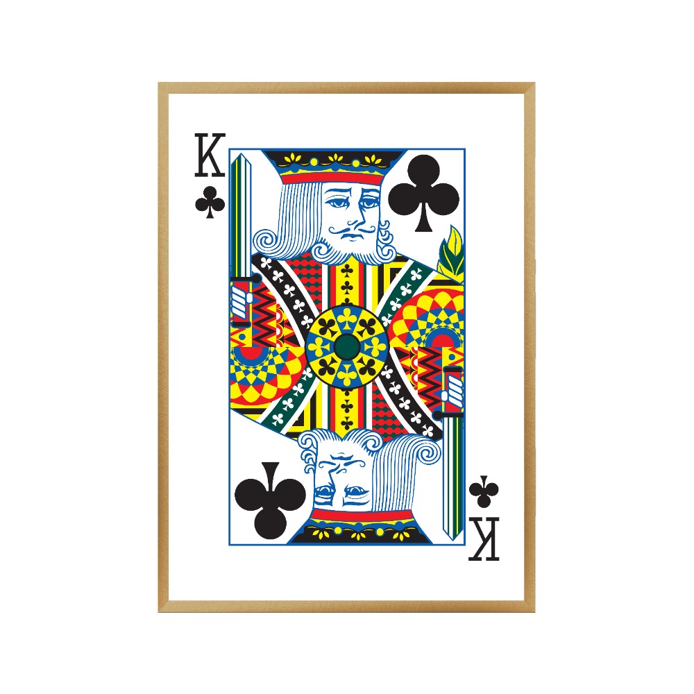 King Of Clubs Print